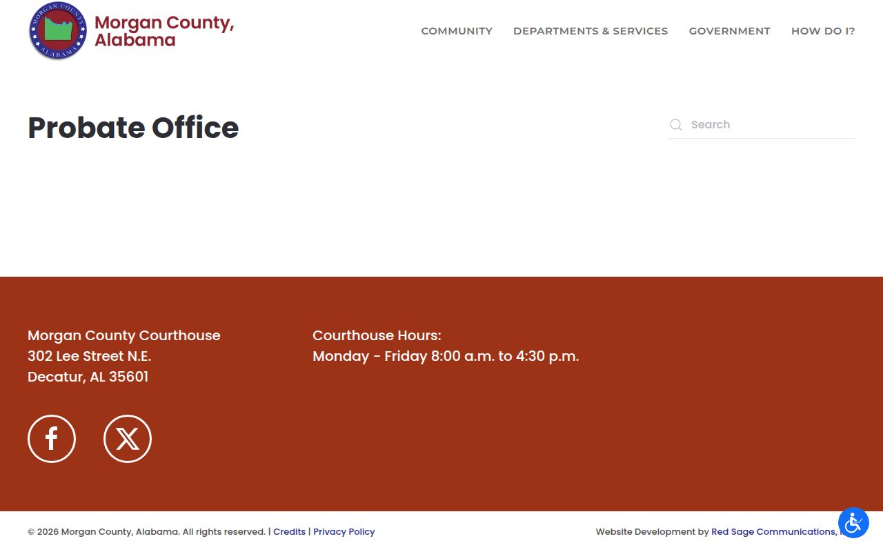 Morgan County Probate Court in Decatur