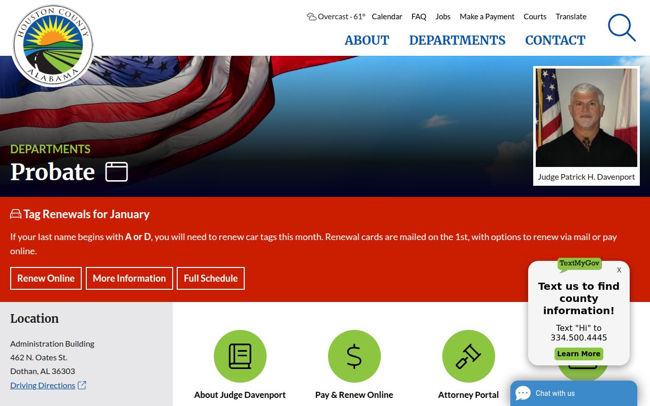 Houston County Probate Court in Dothan