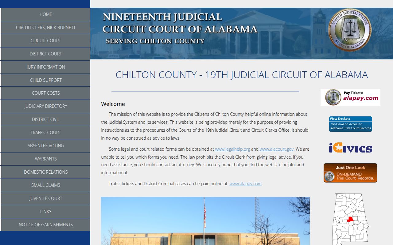 Chilton County online records portal