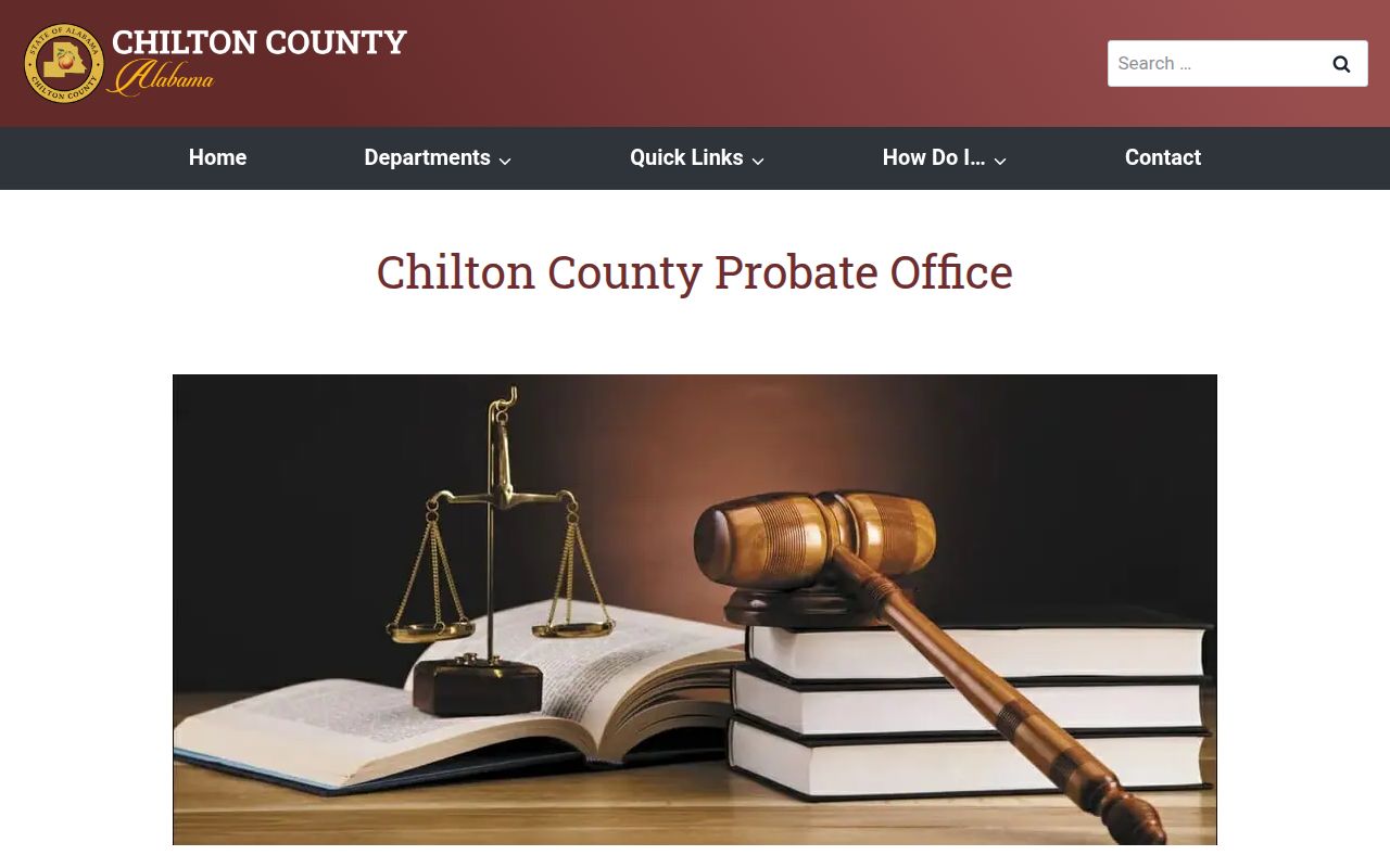 Chilton County Probate Court office