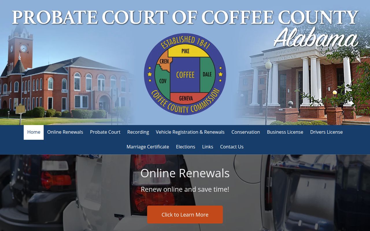 Coffee County Probate Court office