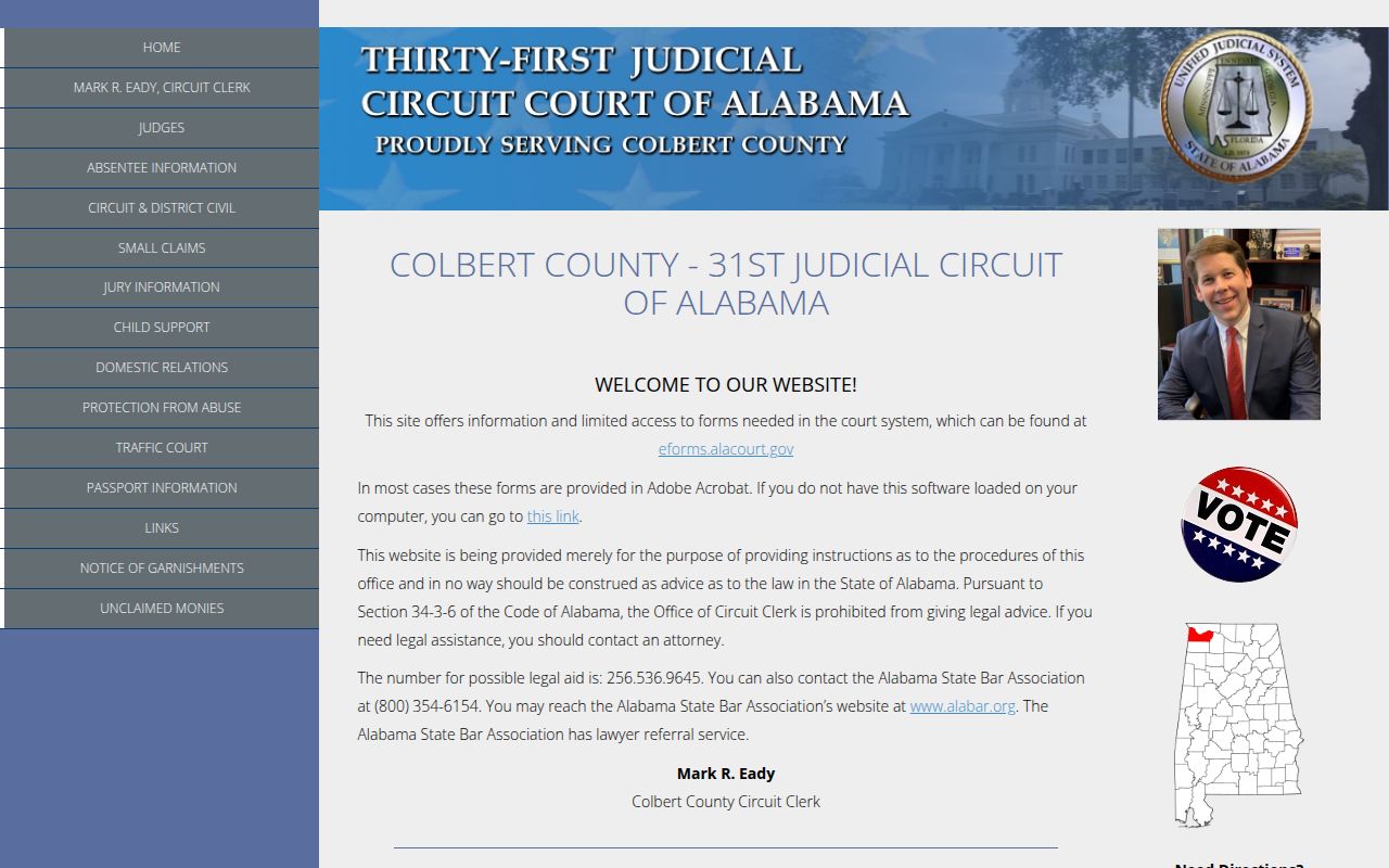 Colbert County online records portal
