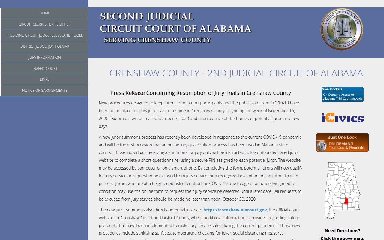 Crenshaw County online records portal