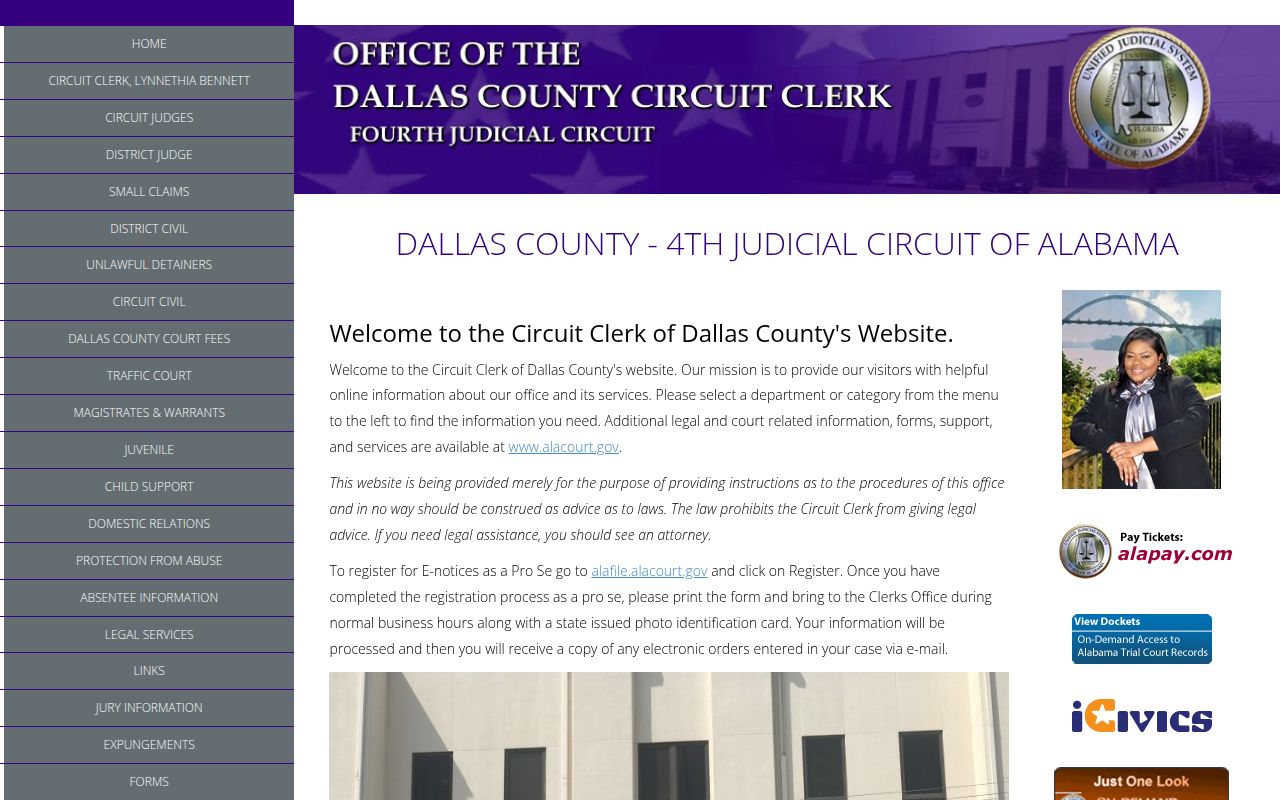 Dallas County online records portal