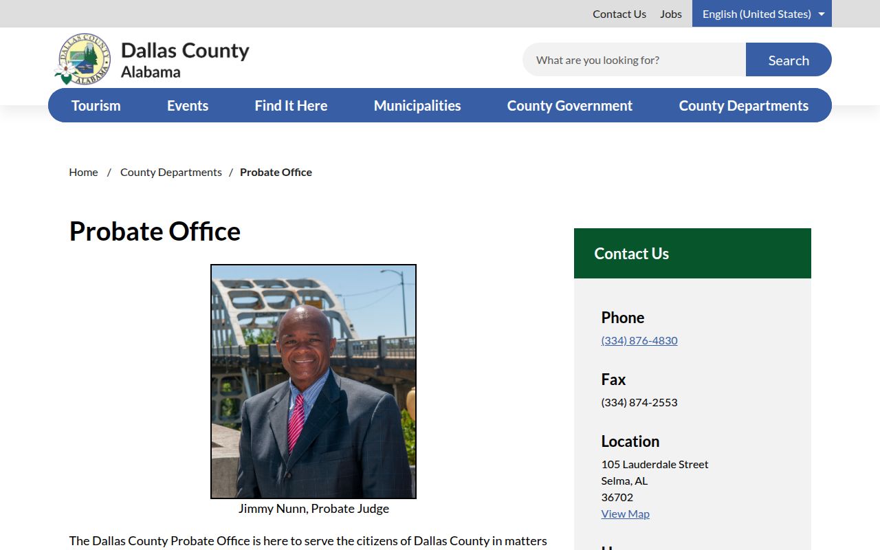 Dallas County Probate Court office