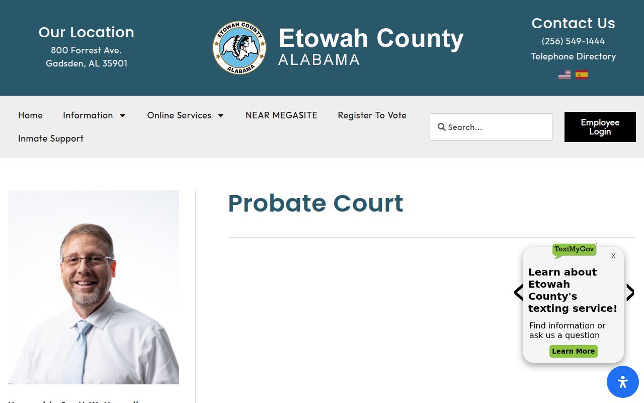 Etowah County Probate Court office