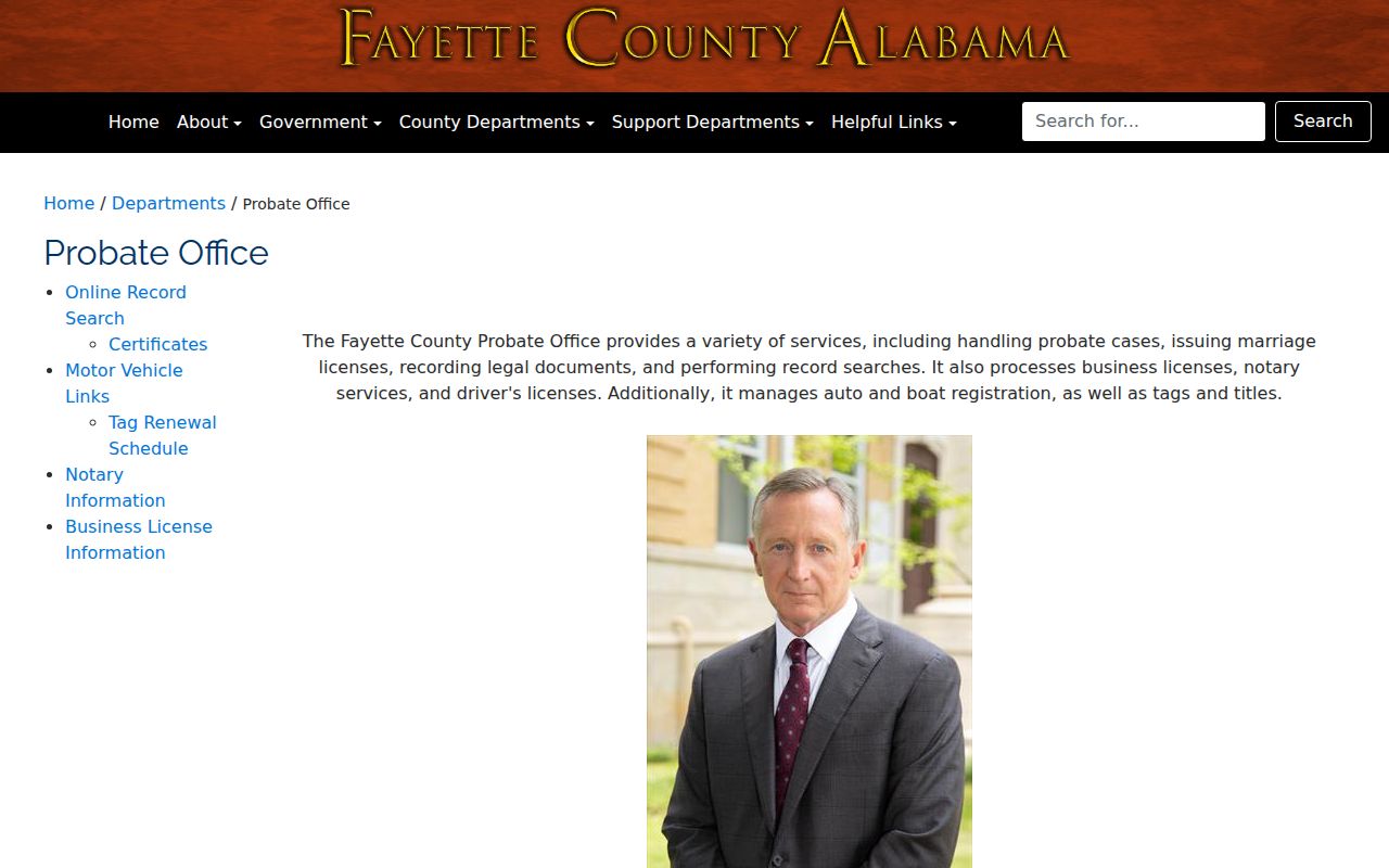 Fayette County online records portal