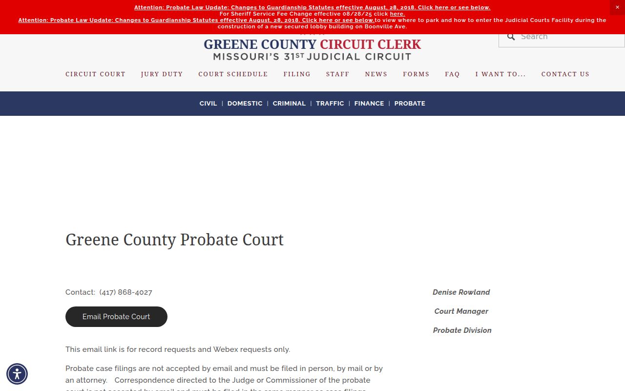 Greene County online records portal