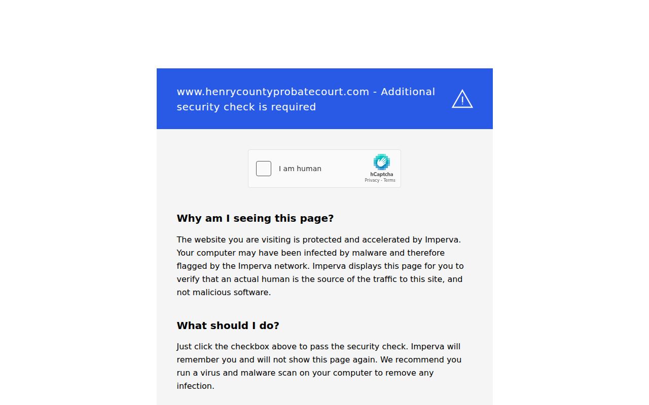 Henry County Probate Court office