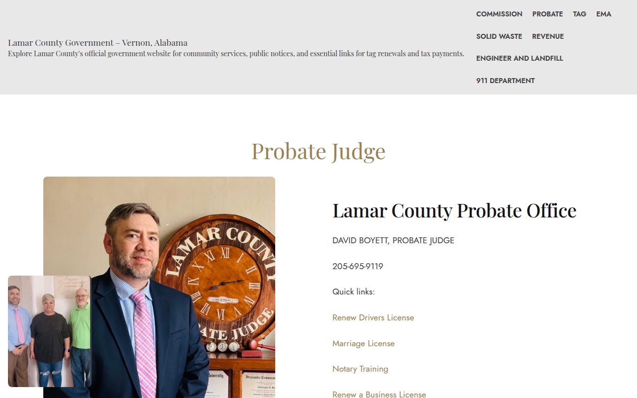 Lamar County online records portal