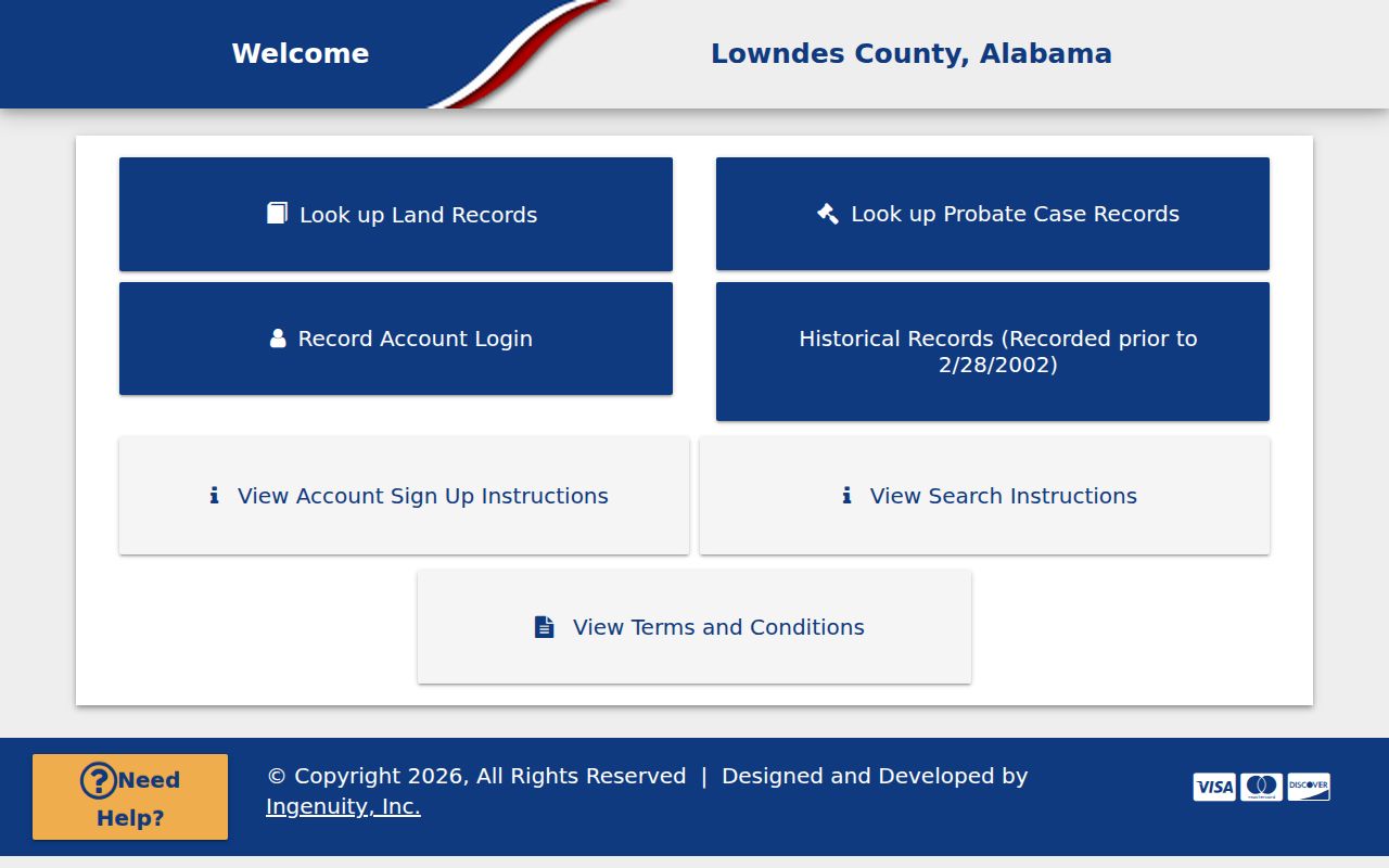 Lowndes County Probate Court office