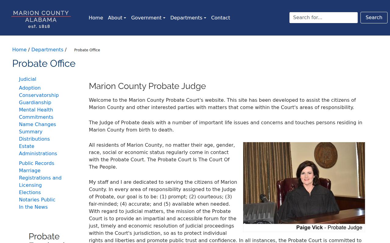 Marion County online records portal