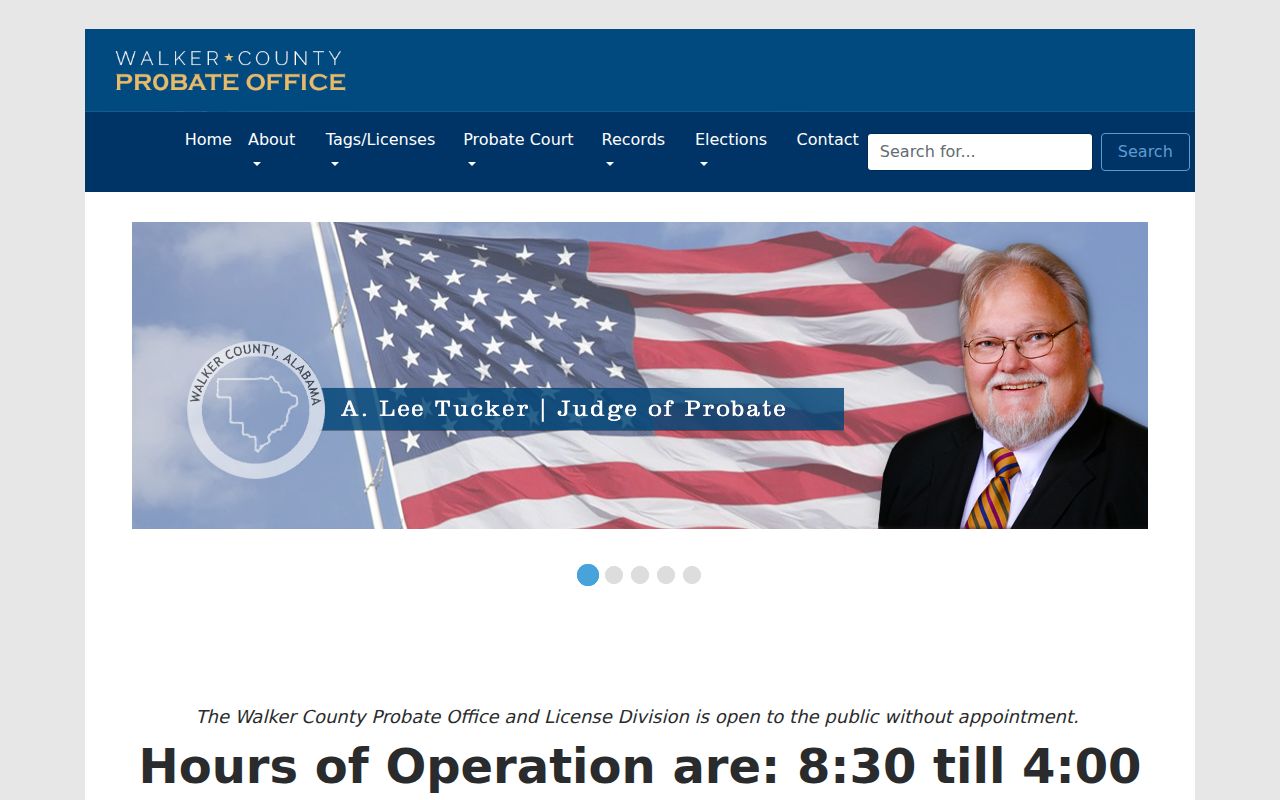 Walker County Probate Court office