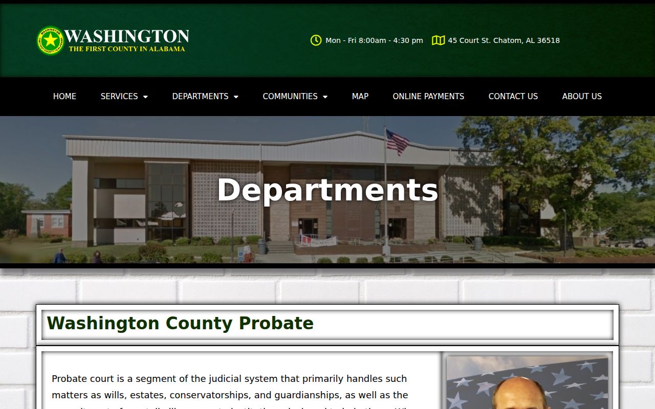 Washington County online records portal